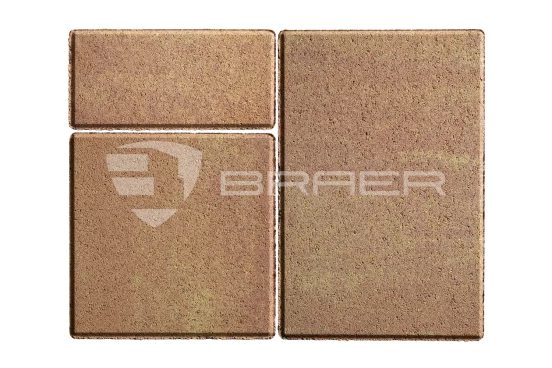 Тротуарная плитка Braer Старый город Ландхаус, Color Mix Рассвет, 60 мм - «Компания Камнеград» - Изображение 1