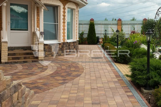 Тротуарная плитка Braer Старый город Ландхаус, Color Mix Прайд, 60 мм - «Компания Камнеград» - Изображение 4