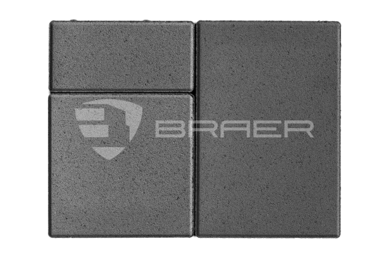Тротуарная плитка Braer Старый город Ландхаус, Серый, 60 мм - «Компания Камнеград» - Изображение 1
