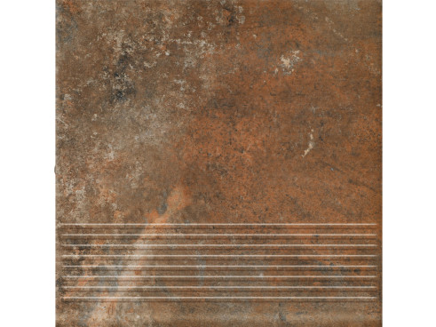 Клинкерная ступень Paradyz Arteon Brown с насечками, 300×300×8,5 мм - «Компания Камнеград» - Изображение 1