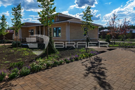 Тротуарная плитка Braer Старый город Ландхаус, Color Mix Каштан, 80 мм - «Компания Камнеград» - Изображение 5
