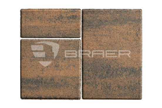 Тротуарная плитка Braer Старый город Ландхаус, Color Mix Техас, 80 мм - «Компания Камнеград» - Изображение 1