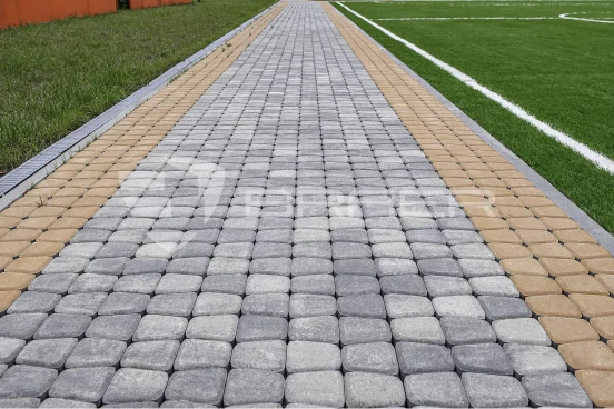 Тротуарная плитка Braer Классико круговая, Color Mix Туман, 60 мм - «Компания Камнеград» - Изображение 5