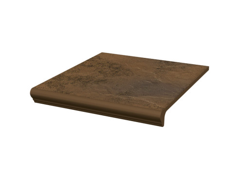 Клинкерная ступень с капиносом Paradyz Semir, Beige, 330×300×11 мм - «Компания Камнеград»
