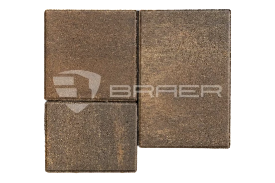 Тротуарная плитка Braer Старый город Венусбергер, Color Mix Каштан, 40 мм - «Компания Камнеград» - Изображение 1