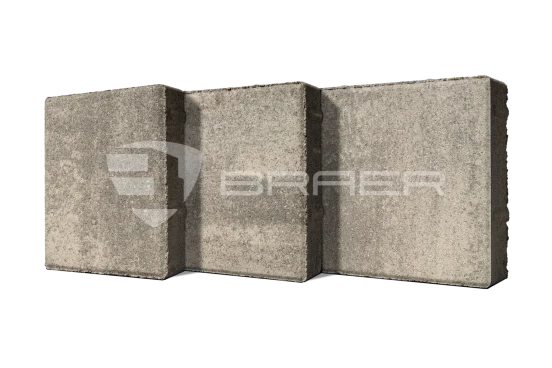 Тротуарная плитка Braer Старый город Венусбергер, Color Mix Туман, 40 мм - «Компания Камнеград» - Изображение 2
