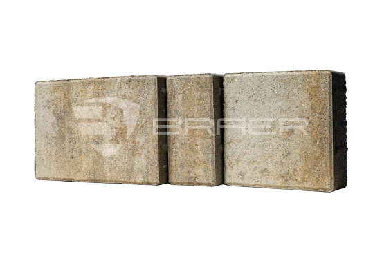 Тротуарная плитка Braer Старый город Ландхаус, Color Mix Песчаник, 80 мм - «Компания Камнеград» - Изображение 2