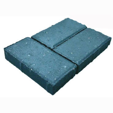 Брусчатка «Кирпич» 200x100x40 (1,73 кг.) синяя - «Компания Камнеград»