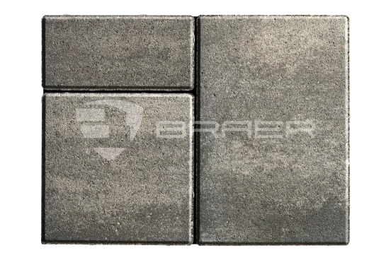 Тротуарная плитка Braer Старый город Ландхаус, Color Mix Туман, 60 мм - «Компания Камнеград» - Изображение 1