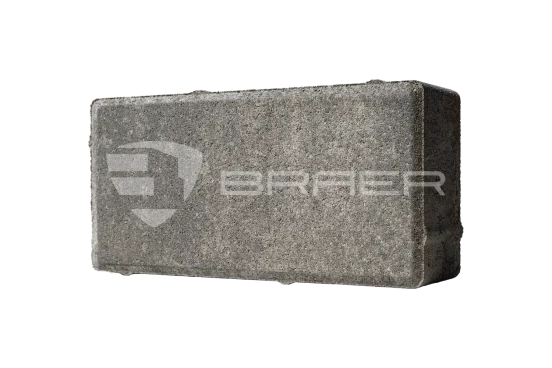 Тротуарная плитка Braer Прямоугольник, Color Mix Туман, 60 мм - «Компания Камнеград» - Изображение 2