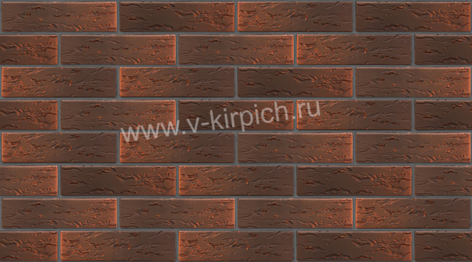 Кирпич лицевой керамический одинарный красный флеш руст М150 Воротынск - «Компания Камнеград» - Изображение 7