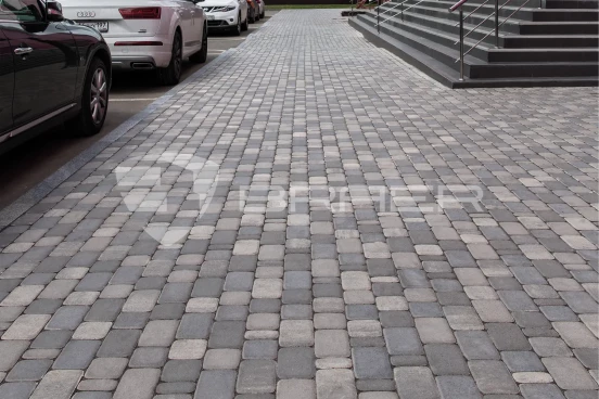 Тротуарная плитка Braer Классико, Color Mix Туман, 60 мм - «Компания Камнеград» - Изображение 5