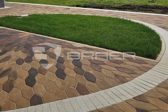 Тротуарная плитка Braer Ригель 2.0, Мрамор Select, 60 мм - «Компания Камнеград» - Изображение 4