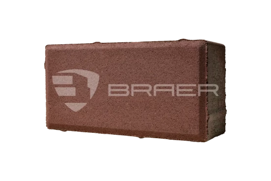 Тротуарная плитка Braer Прямоугольник, Красный, 40 мм - «Компания Камнеград» - Изображение 2
