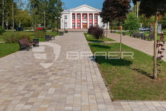 Тротуарная плитка Braer Старый город Венусбергер, Color Mix Степь, 40 мм - «Компания Камнеград» - Изображение 5