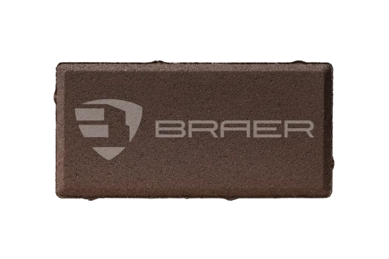 Тротуарная плитка Braer Прямоугольник, Коричневый, 60 мм - «Компания Камнеград» - Изображение 1